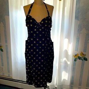 Betsey Johnson polka dot vintage style dress